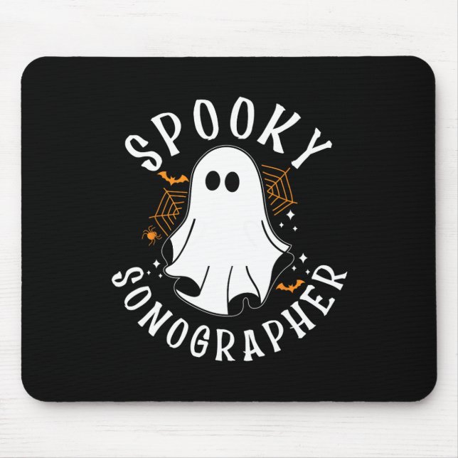 Spooky Sonographer  Mouse Pad (Front)