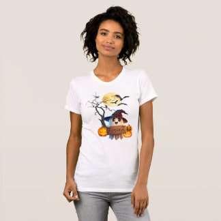 Spooky Sophia: A Cute Halloween Ghost T-Shirt