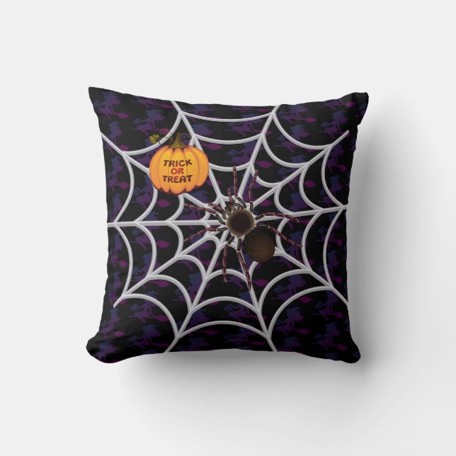 Spooky Spider Cushion (Front)