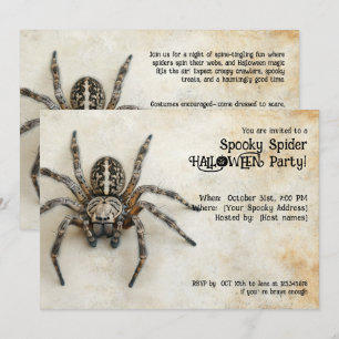 Spooky Spider HALLOWEEN Party! Invitation