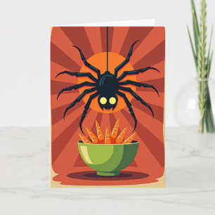Spooky Spider Sweet Treat Card