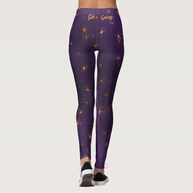 Spooky Spiders Leggings (Back)