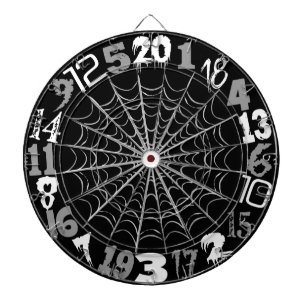 Spooky Spiderweb Halloween Dartboard
