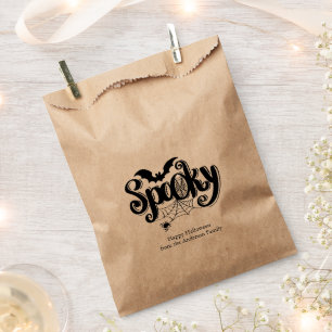 Spooky Spiderweb Halloween Favour Bag