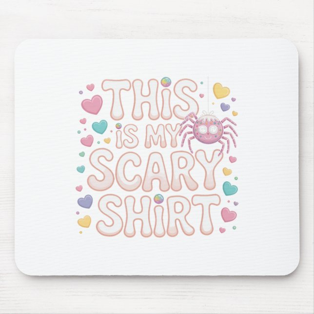 Spooky Spin Halloween Spin Cl Spinning  Mouse Pad (Front)