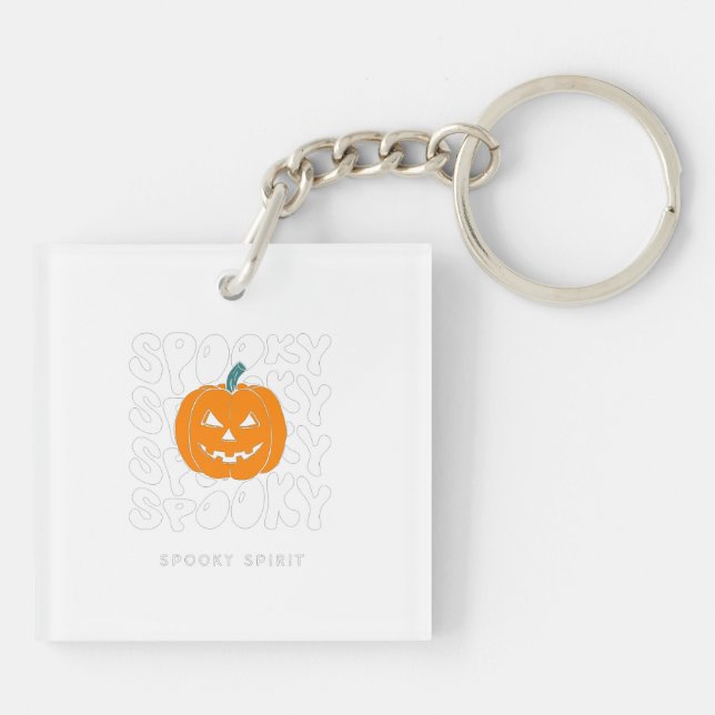 Spooky Spirit Key Ring (Back)