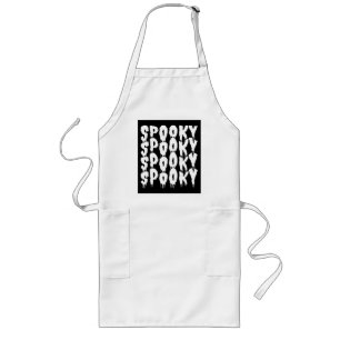 SPOOKY SPOOKY HALLOWEEN COSTUME LONG APRON