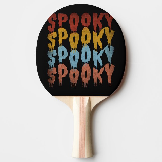 SPOOKY SPOOKY HALLOWEEN PING PONG PADDLE (Front)