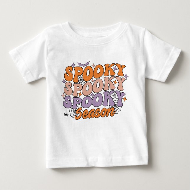 Spooky Spooky Spooky Season Baby T-Shirt (Front)