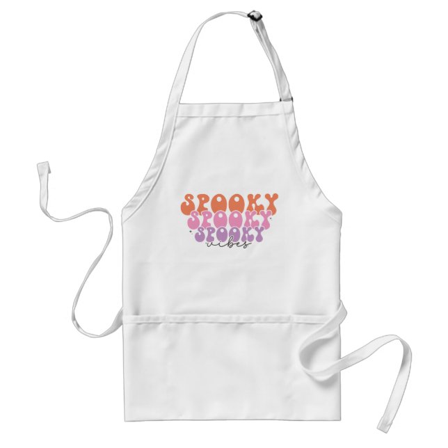 Spooky Spooky Spooky Vibes Standard Apron (Front)