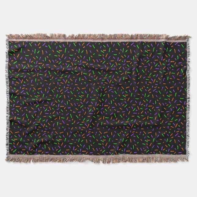 Spooky Sprinkles Throw Blanket (Front)