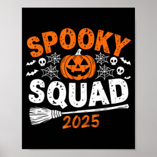 Spooky Squad 2025 Matching Family Halloween Poster