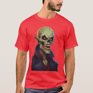 Spooky Squad Cartoon T-Shirt Design