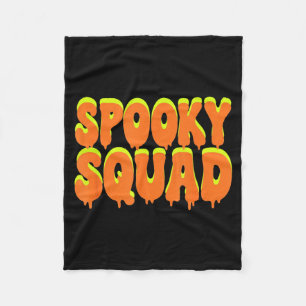 Spooky Squad Matching Family Halloween Costume Fleece Blanket