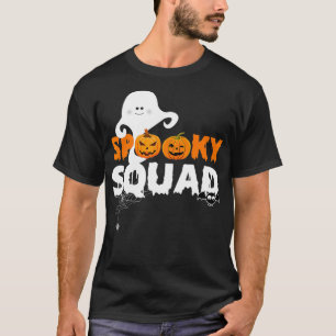 Spooky Squad Scary Pumpkin Trick Or Treat Hallowee T-Shirt