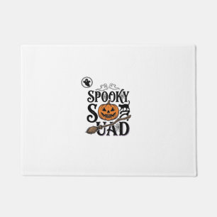 Spooky Squad Shirt Vintage Halloween Group Design_ Doormat