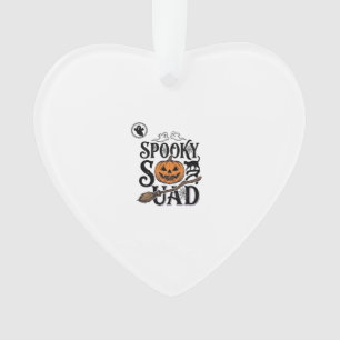 Spooky Squad Shirt Vintage Halloween Group Design_ Ornament