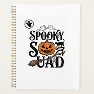 Spooky Squad Shirt Vintage Halloween Group Design_ Planner