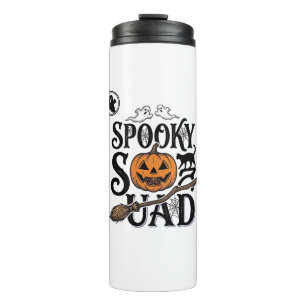 Spooky Squad Shirt Vintage Halloween Group Design_ Thermal Tumbler