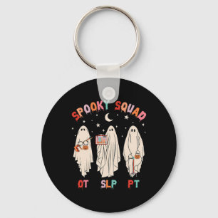Spooky Squad Slp Ot Pt Ghost Occupational Therapy Key Ring