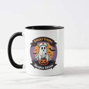 Spooky Strong Hospice Edition Halloween Nurse Mug