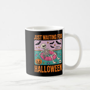 Spooky Summer Skeleton Just Waiting For Halloween  Coffee Mug