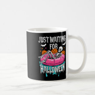 Spooky Summer Skeleton Just Waiting For Halloween  Coffee Mug