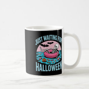 Spooky Summer Skeleton Just Waiting Kids 1 Coffee Mug