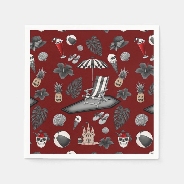 Spooky summerween napkin (Front)