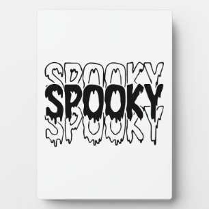 Spooky Sweatshirt Halloween Spooky Vibes T-Shirt Plaque