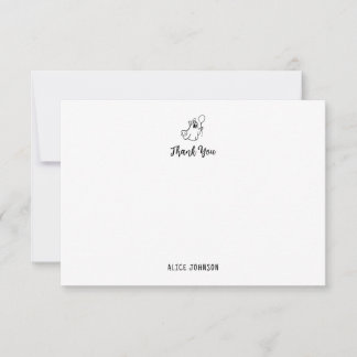 Spooky Sweet A Little Boo Thank You Card