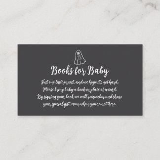 Spooky Sweet "Little Boo" Books for Baby Enclosure Card