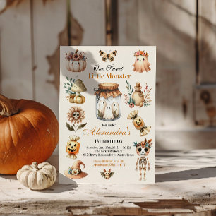 Spooky Sweet ONE Celebration Invitation