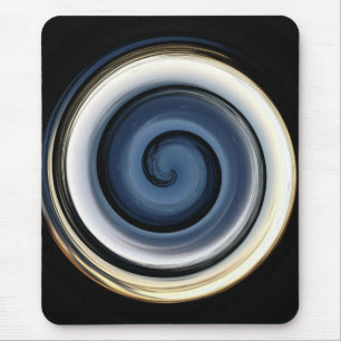 Spooky Swirls Abstract Mouse pad