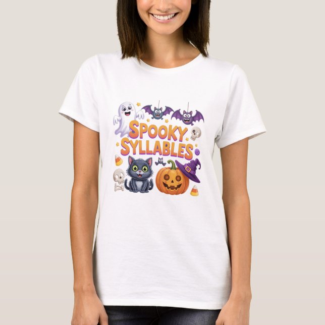 Spooky Syllables T-Shirt (Front)