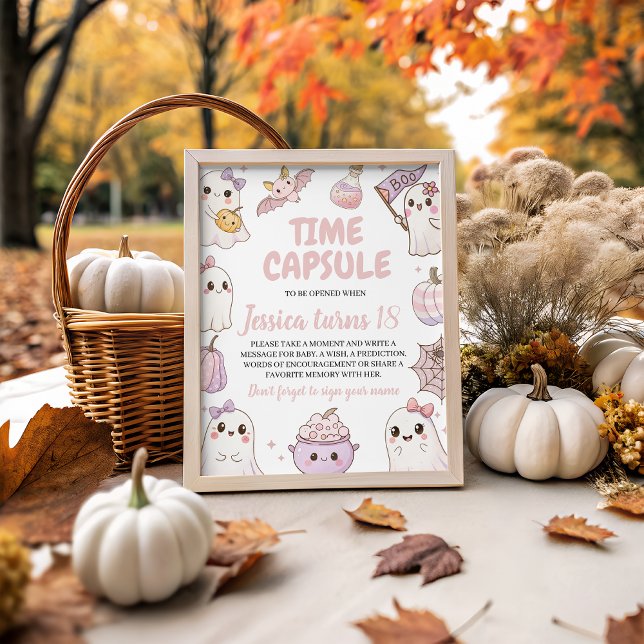 Spooky Time Capsule Birthday Sign (Creator Uploaded)