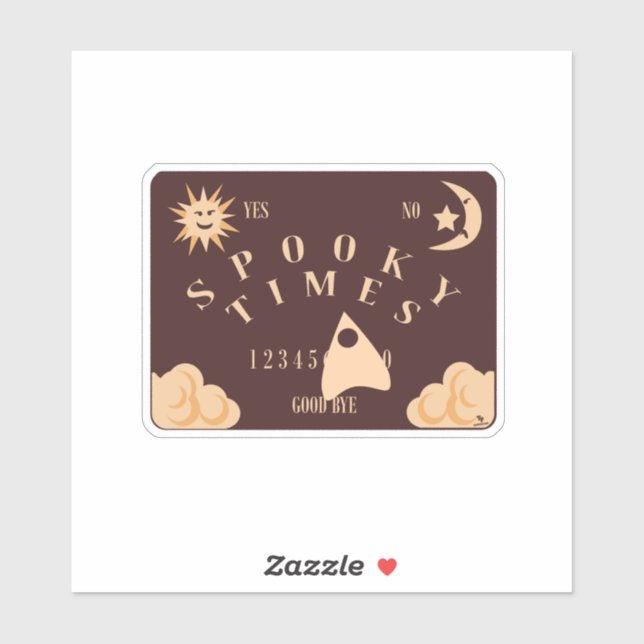 Spooky Times Spirit Board Halloween Design (Sheet)