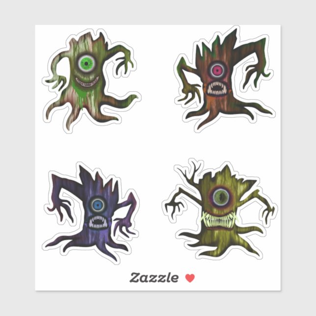 Spooky Tree Monsters Halloween Collection (Sheet)