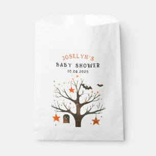 Spooky Tree with Ghost, Bats and Stars Halloween Favour Bag