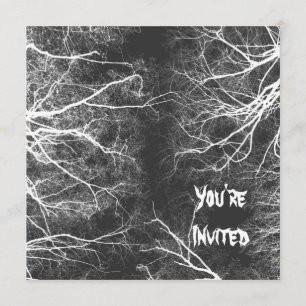 Spooky Trees Invitation