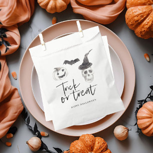 Spooky Trick or Treat Halloween Party Favour Bag