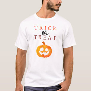 Spooky Trick Or Treat Jack-o'-lantern Halloween T-Shirt