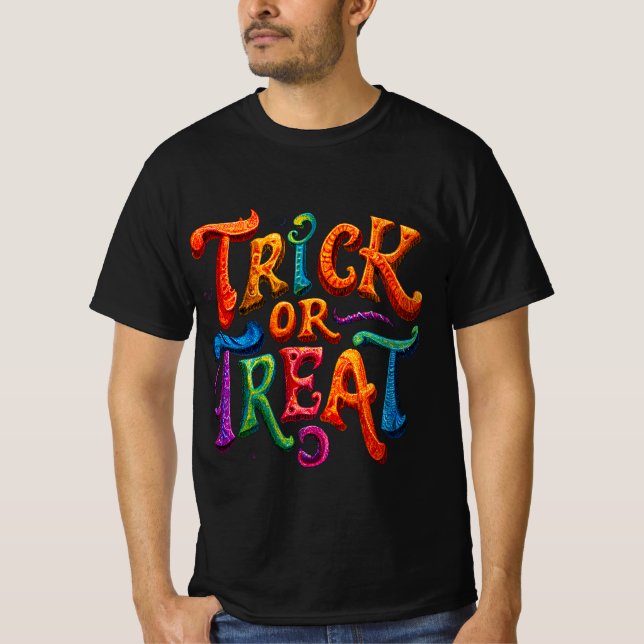 Spooky Trick or Treat Shirt V4 (Front)