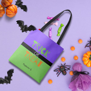 Spooky Trick or Treat Tote Bag