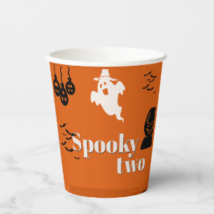 Spooky Two Birthday PAPER CUPS