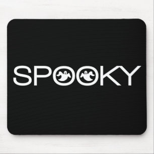 Spooky Typography Halloween Mousepad