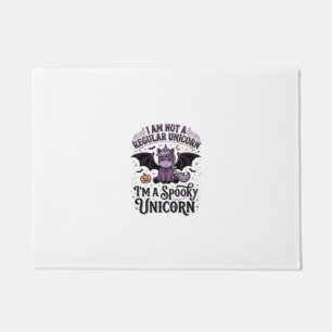 Spooky Unicorn Halloween Vintage Engraving Shirt_1 Doormat