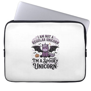 Spooky Unicorn Halloween Vintage Engraving Shirt_1 Laptop Sleeve