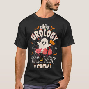 Spooky Urology Halloween Crew Cute Ghost Nurse T-Shirt