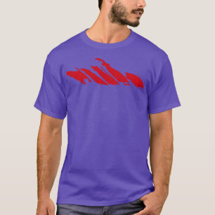 Spooky Vampire Animals Shadow in Halloween Horror T-Shirt